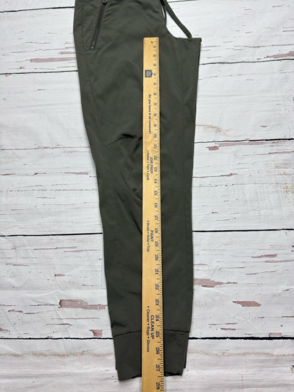 Athleta Trekkie North Jogger Ripstop Olive Green 4 Hiking Travel - Picture 7 of 9